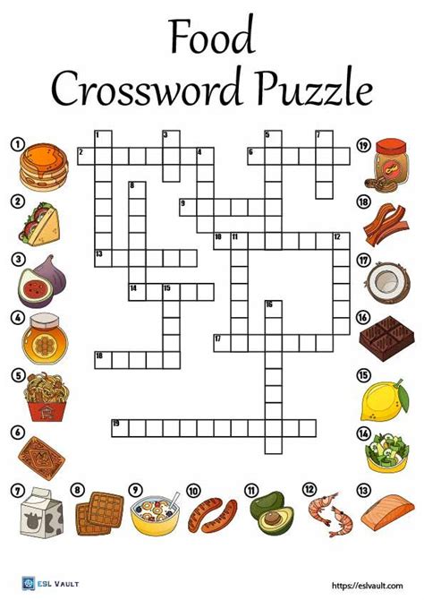 food type crossword clue